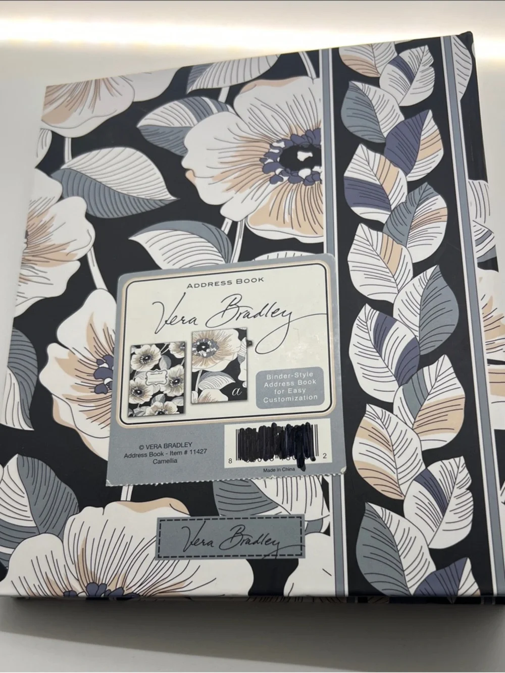 Vera Bradley Retired Camellia Floral Binder Address Book